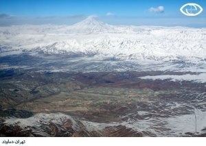 پرواز بر فراز ایران از مشهد تا تهران